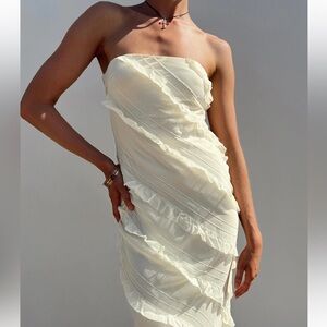 NWT Princess Polly Bayliie Maxi Dress in Yellow | 4